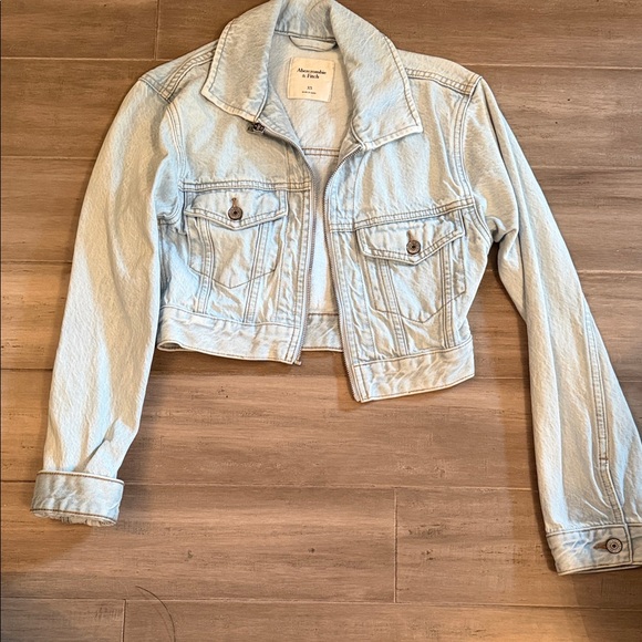 Abercrombie & Fitch Jackets & Blazers - Abercrombie & Fitch Light Blue Denim Jacket